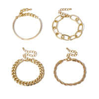 Women Jewelry Mix and Match Twist Chain Light Luxury Threaded Bracelets