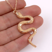 Best-selling Jewelry Snake Elements Necklace  Versatile Vintage Sweater Chain