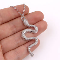 Best-selling Jewelry Snake Elements Necklace  Versatile Vintage Sweater Chain