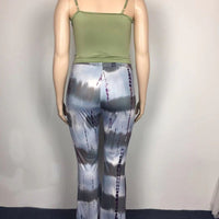 Plus Size woman Solid Camisole Matching Tie-dye Pants Set