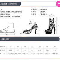 Ladies Shoes Summer Solid Color Special-shaped Gourd High-heeled Sandals Slippers