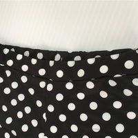 Women's Printed Tight-fitting Ruffle Polka Dot Pants