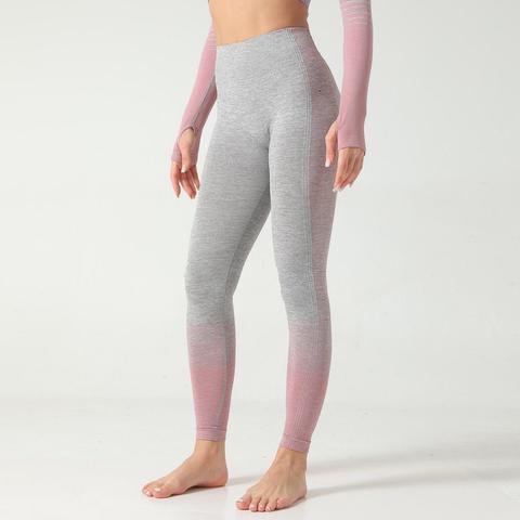 Basic Solid Color Gradient Sports Fitness Yoga Leggings