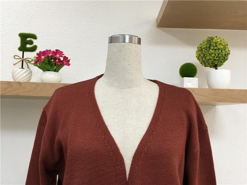 Color Block Long Sleeves Cardigan Sweater