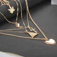 Gold Layered  Necklace