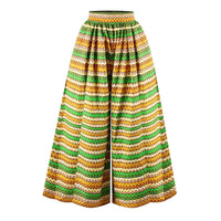 High Waist Mix Color Geometric Printed Summer Streetwear Pants