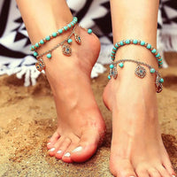 Josiah Beaded Anklet -2Pieces