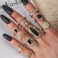 Keely Gold Ring Set  - 11 Pieces