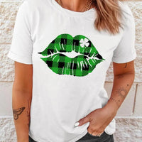 Ladies Casual St. Patrick's Print T-Shirt