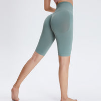 Peach Lifting Scrunch Butt Seamless Fitness Leggings Women Fifth Yoga Pants