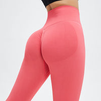 Peach Lifting Lycra High-waisted Yoga Pants Women Breathable Leggings