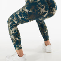 Sports Leggings Tight High-waisted Camo Yoga Pants Women