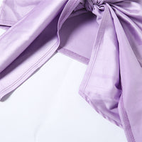 Women's Satin Dress Strapless High Waisted Mini Skirt Sleeveless Sets
