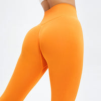 Lycra  Peach Lifting Yoga Pants High Waisted Women Sports Leggings