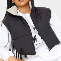Women Jacket Sleeveless Cotton Coat