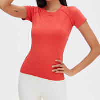 Quick-drying Fitness T-shirt Yoga Short-sleeved Tops Women