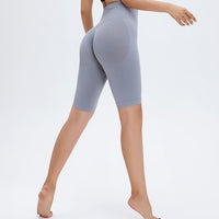Peach Lifting Scrunch Butt Seamless Fitness Leggings Women Fifth Yoga Pants