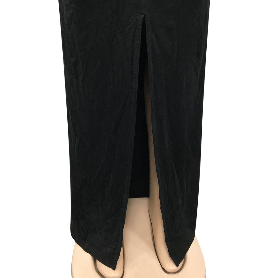 Solid Color Women's Long Sleeve Jumpsuit Button Open Suede Dress