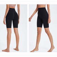 Seamless High-waisted Yoga Fifth Pants Biker Shorts for Women
