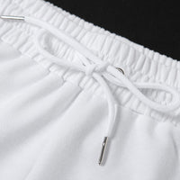 Women's Cropped Tank Sleeveless Drawstring Long Pants Two-piece Suit