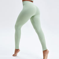 Women's Threaded Yoga Pants Seamless Peach Lifting Fitness Leggings
