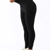 Plus Size Stretch Buckle Waistband Fitness Hip-Lifted Leggings