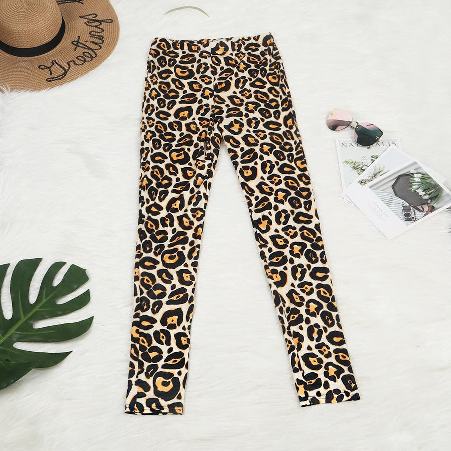Trendy Printed Long Sleeve Pants Set Without Tank Top