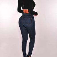 Women's Button Down Slim Fit Jeans