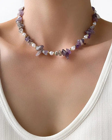 Women's Crystal Stone Pendant Necklace