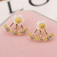 Women's Daisy Flower Stud Earrings