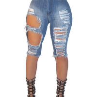 Women's Shredded Slim Jeans
