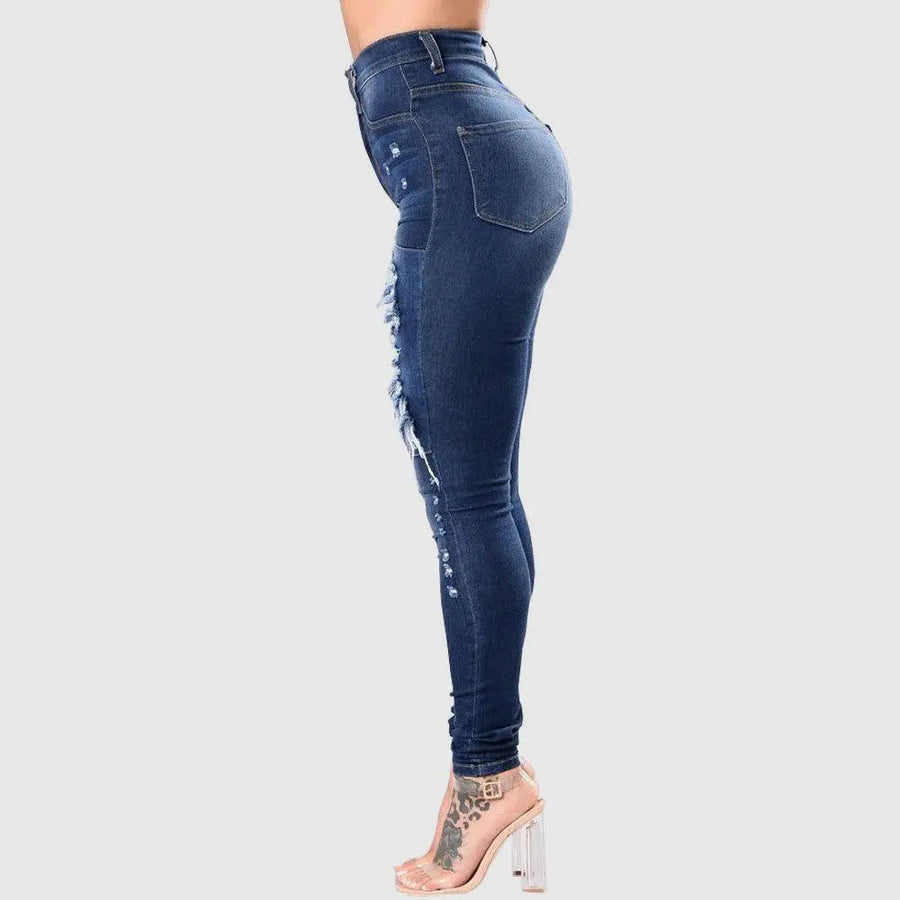 Women's Slim Fit Ripped Jeans
