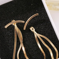 Women's Tassel Metal Earrings